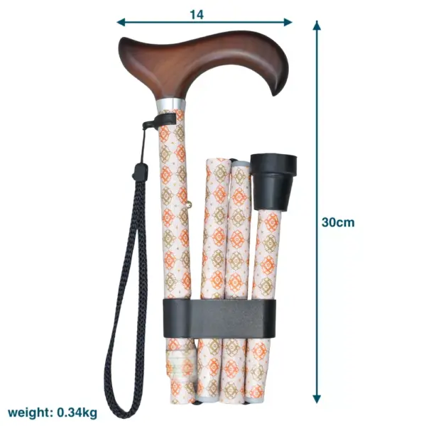 安全性和耐用性極佳輕量級鋁合金折疊手杖/老人拐杖/登山杖/時尚設計高貴典雅